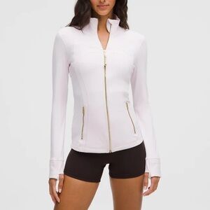 Lululemon Pink Define Jacket With Gold Zipper Size 2
